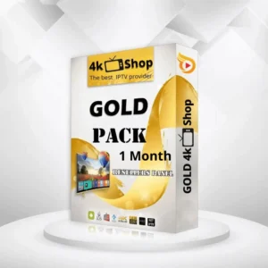 GOLD 4K PACK : 1 MONTH SUBSCRIPTION